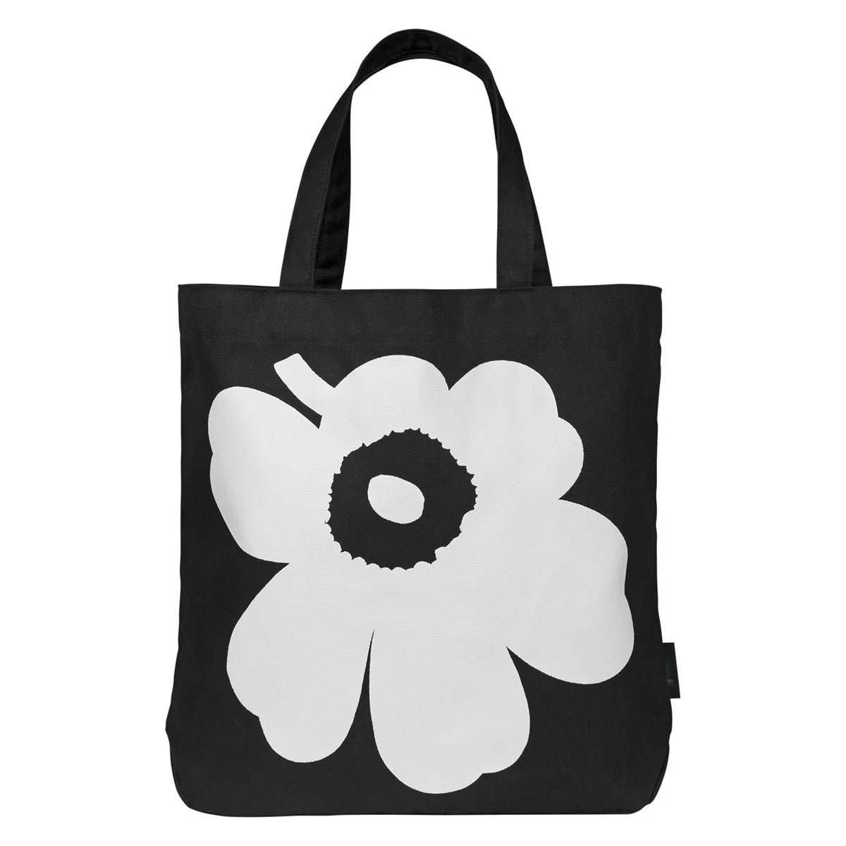 Heavyweight Washable Cotton Canvas Floral Print Daily Tote Bag